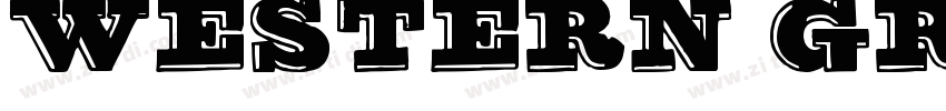 Western Groovy Font字体转换
